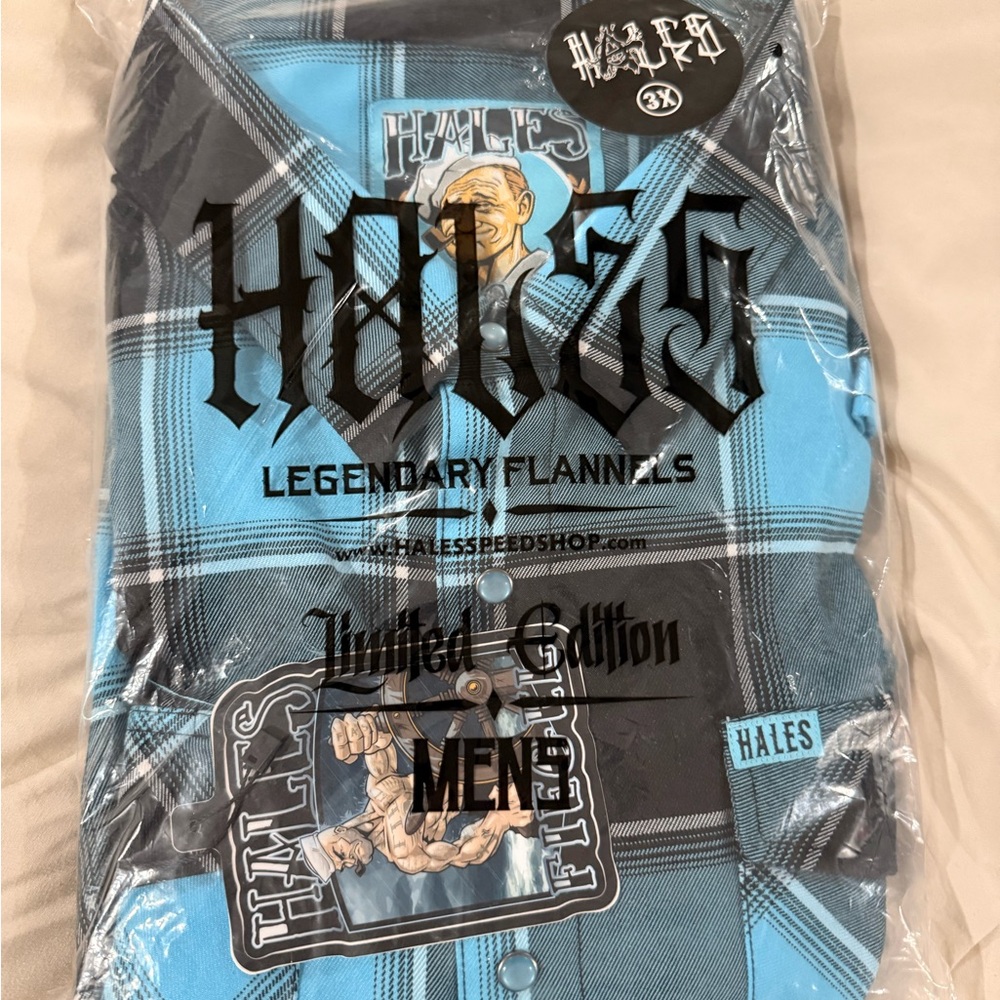 Hales flannel 3xl BNIB